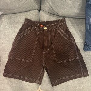Big Bud Press Railroad Carpenter Shorts - Fudgesicle Brown size small.  NWOT